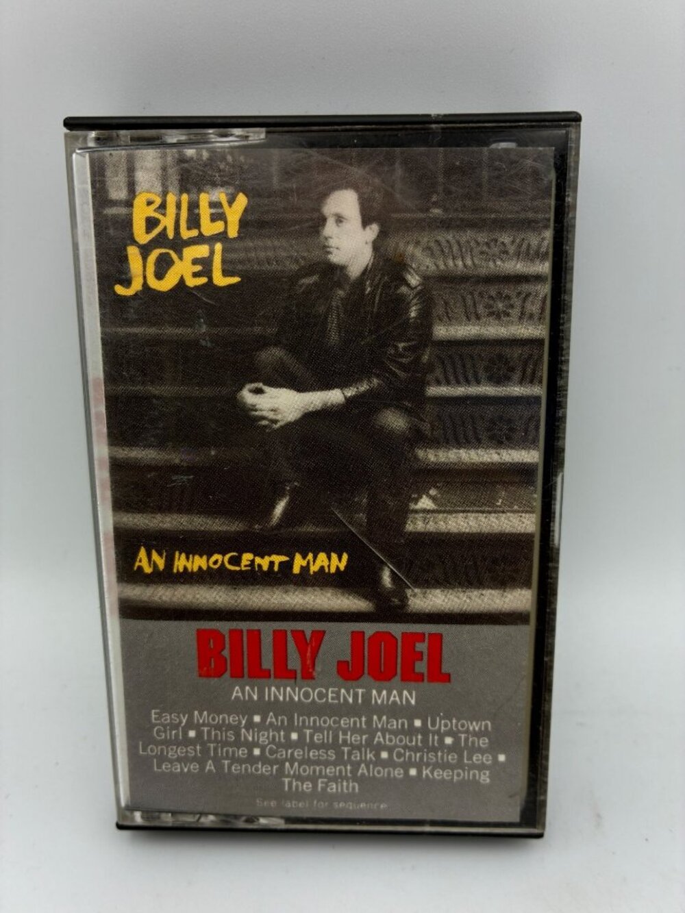 Billy Joel An Innocent Man Cassette Tape 1983 Columbia Records Stereo Black Case